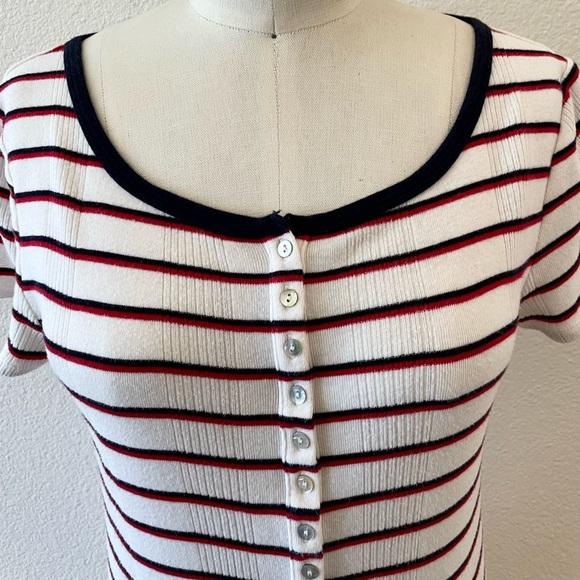 Joe Fresh Stripped Henley - Picture 7 of 8